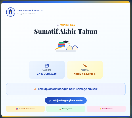 Info Sekolah